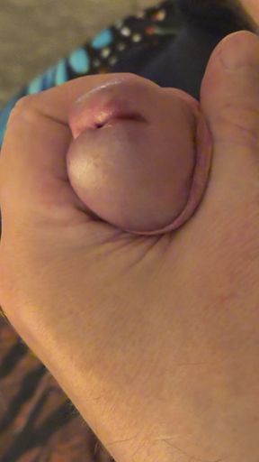 Playing with My Little Nice and Cock and My Glans