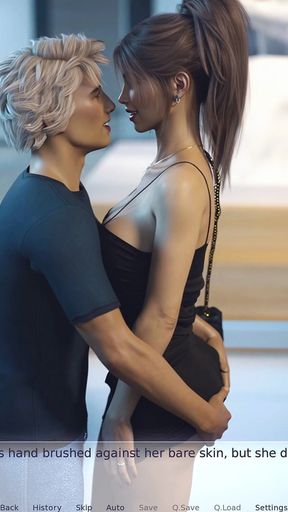 A Wife and Stepmother Real Fucking Caught by the Security Guard, What Happens Next at the Museum