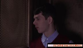 SayUncleNetwork.com - Forbidden church barebacking as daddy priest seduces twink