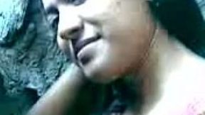 My beautiful Indian chick gets her boobs grabbed outdoors