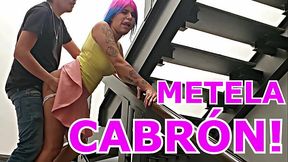 Stairway Quickie Gone Wild – Caught Mid-Fuck by Close Encounter