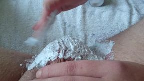 pflegerisch erregende rasur vom arschloch und hodensack