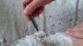 pflegerisch erregende rasur vom arschloch und hodensack