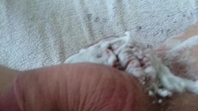 pflegerisch erregende rasur vom arschloch und hodensack