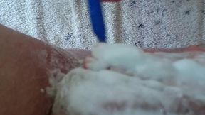 pflegerisch erregende rasur vom arschloch und hodensack