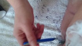 pflegerisch erregende rasur vom arschloch und hodensack