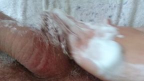 pflegerisch erregende rasur vom arschloch und hodensack