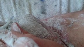 pflegerisch erregende rasur vom arschloch und hodensack