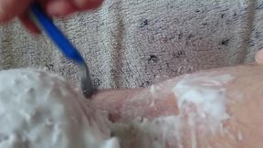 pflegerisch erregende rasur vom arschloch und hodensack
