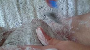 pflegerisch erregende rasur vom arschloch und hodensack