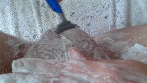 pflegerisch erregende rasur vom arschloch und hodensack