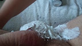 pflegerisch erregende rasur vom arschloch und hodensack