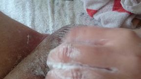 pflegerisch erregende rasur vom arschloch und hodensack