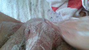 pflegerisch erregende rasur vom arschloch und hodensack