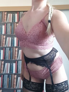 sensually undressing