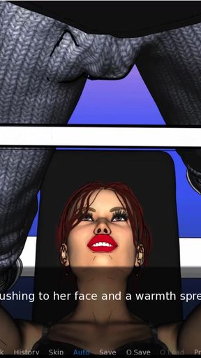 Thrilling moment from &quot;A Couple&#039;s duet of love and lust #2 -  Nate went tom the gym where Darral helped her&quot;