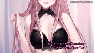 Prove that you are a worthy beast for Zero Two (CEI, Dildo Play)