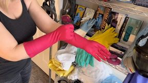 GLOVING UP! Trying on Household Rubber Gloves