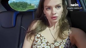 Wild taxi ride, bare streamers, public fingering and muddy fuck-a-thon - greatest XXX!