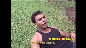 Tranniesrus - sultry tran fuck her crappy boyfriend