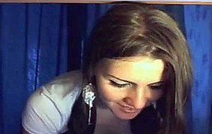 Webcam ts jerking & playing with vibrator