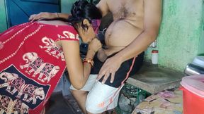 Indian Bengali Stepsis Fucked at Kitchen at Cooking Time