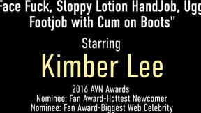 Sexual Kimber Lee's handjob movie