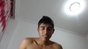Latino Model Nilo Plays with His Dick