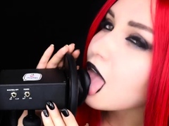 ASMR KittyKlaw lewd Demon Ear Licking Patreon Video