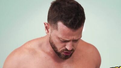 SEAN CODY - Joseph Hart Lays Down And Lets Deacon Go To Town On His Skinny Ass Having Him Cum All Over Him