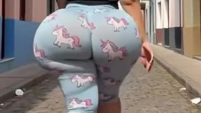 Pajama Ass Walking in the Neighborhood