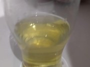 Piss, cum & spit cocktail