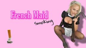 PVC French Maid Smoking