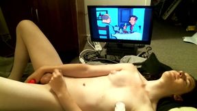 Steamed Hams Makes Trans Petite Cock Explode Gushing Cum Anal Vibe Wrecked