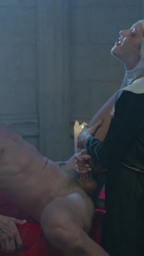 Futa Nun Sissy Facial Cumshot