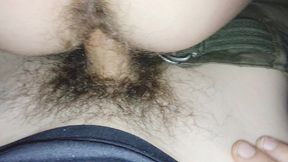 hairy pussy slut sucked cock and fucked bus driver