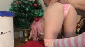 teen gets eaten and fucked by older man