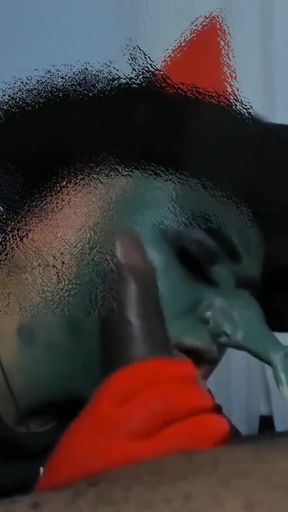 Powerful moment from &quot;a very hot witch sucking a big cock and it doesn&#039;t fit in her mouth&quot;