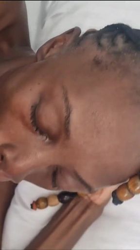 Good Morning Blowjob From Petite Ebony Wife