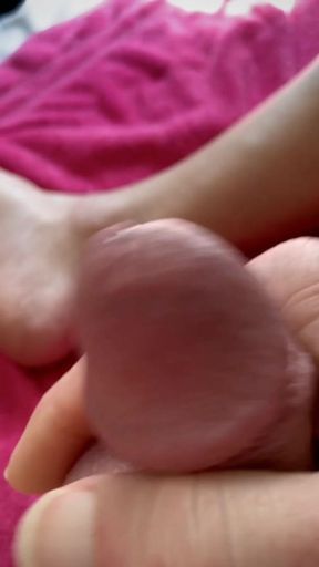 GOONING MOANING for DADDY MASTURBATING SOFT SISSY CUMSHOT