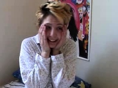 Lovely Blonde With Tight Pussy Masturbate Solo