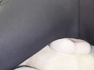 plushie bear's body implores large jock cum