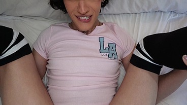 Neighborhood Femboy Bubblz Gets Picked Up then Fucked Hard & Deep