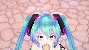 cyber miku takes it in every hole - 3d hentai parody