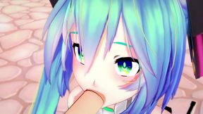 cyber miku takes it in every hole - 3d hentai parody