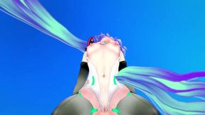 cyber miku takes it in every hole - 3d hentai parody