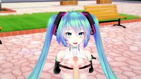 cyber miku takes it in every hole - 3d hentai parody