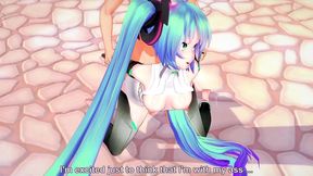 cyber miku takes it in every hole - 3d hentai parody