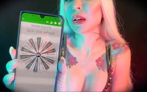 Smoking Hot Breath Play: Interactive Luck-based JOI Session with Funny Cigarette and Spinning Wheel