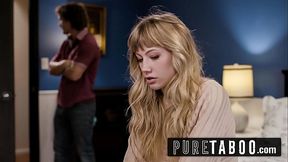 Blonde teen Ivy Wolfe'_s first time with Step-Cousin
